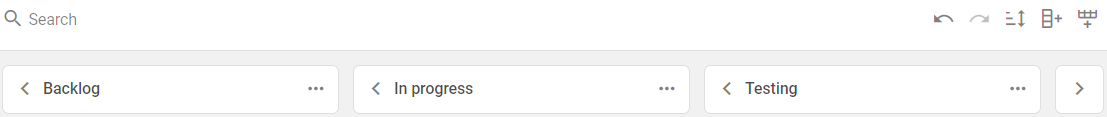 Kanban Toolbar