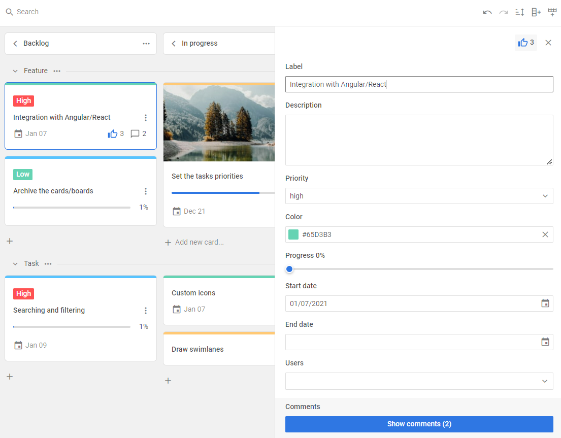 Kanban Editor