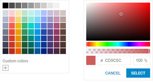 DHTMLX Colorpicker