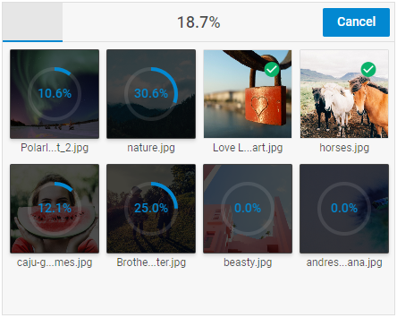 Grid mode progress